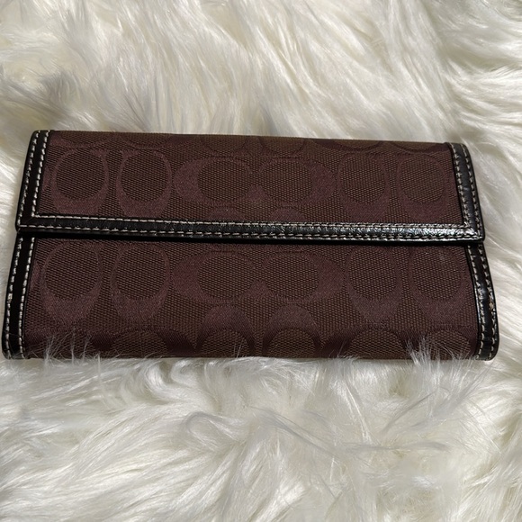 Coach Canvas and Leather Wallet - Picture 3 of 8